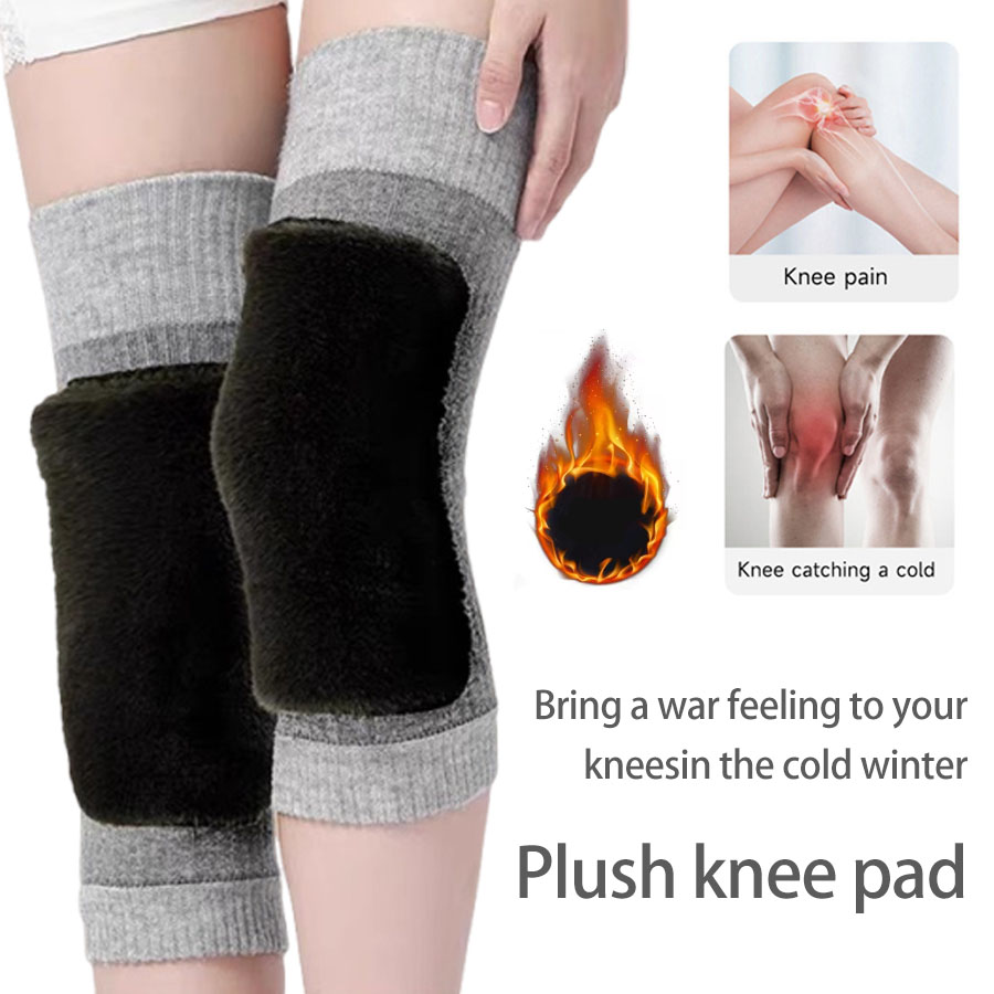 Knee Sleeve Pair - Genouillères chaudes en laine d'hiver pour