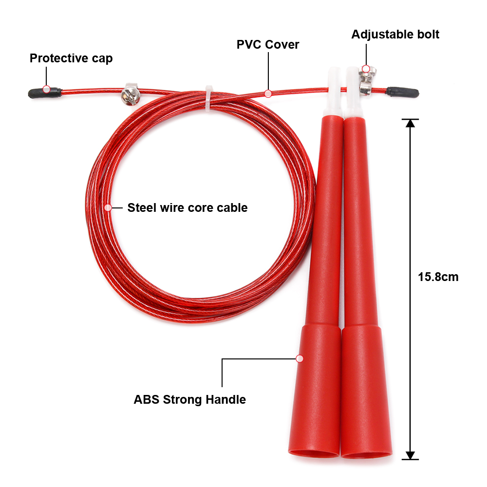 Crossfit No Equipment - Corde à sauter professionnelle en PVC