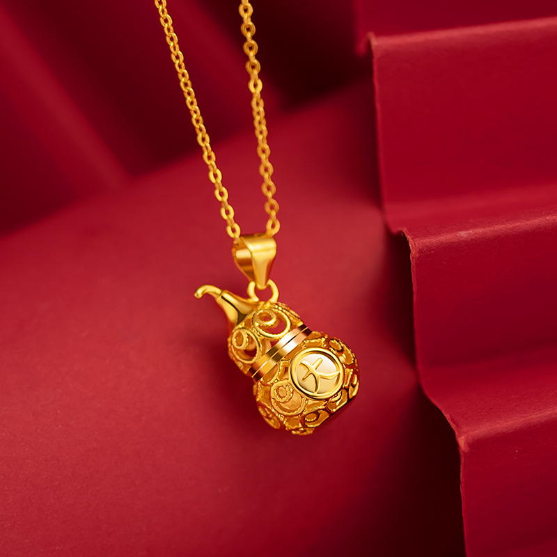 Battle Rope Anchor - Collier en or pur 18 carats