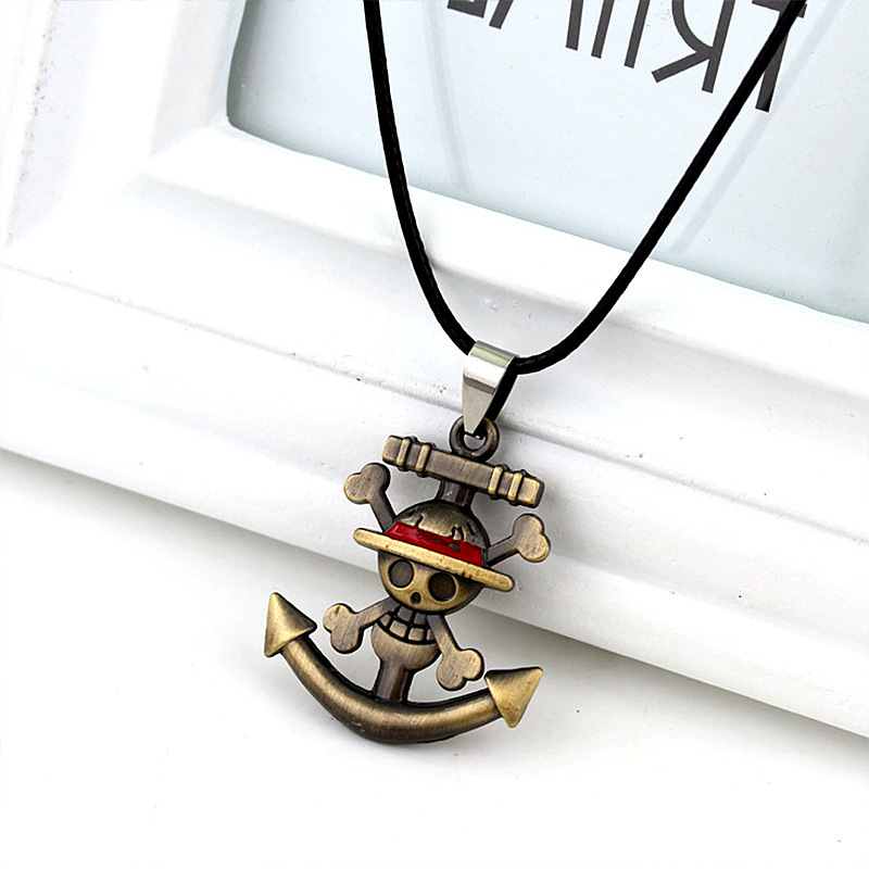 Battle Rope Anchor - Collier avec pendentif Pirate ancre de