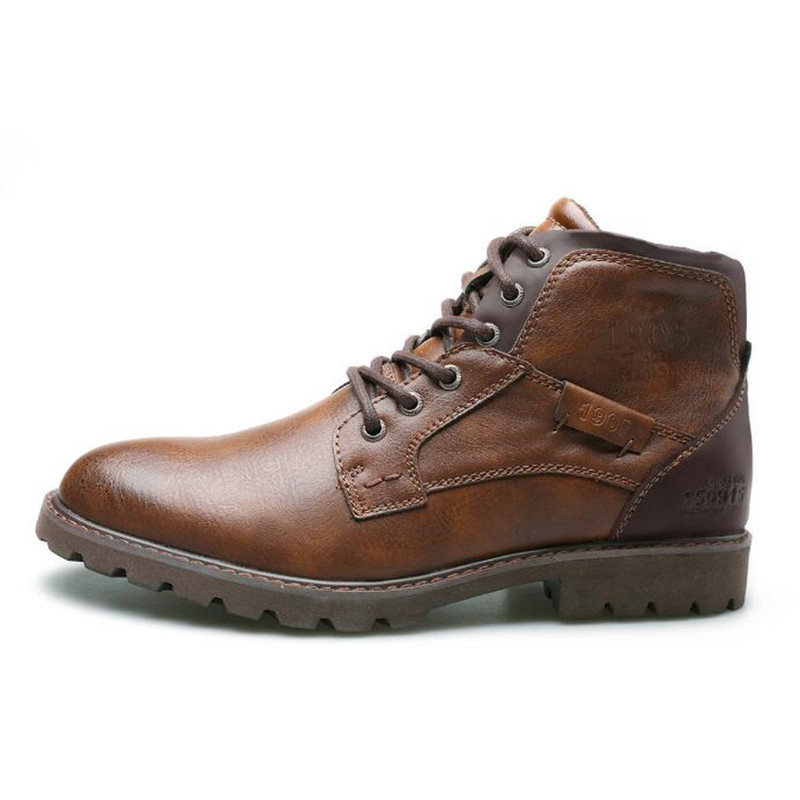 Crossfit Outdoor - Bottes montantes en cuir pour hommes
