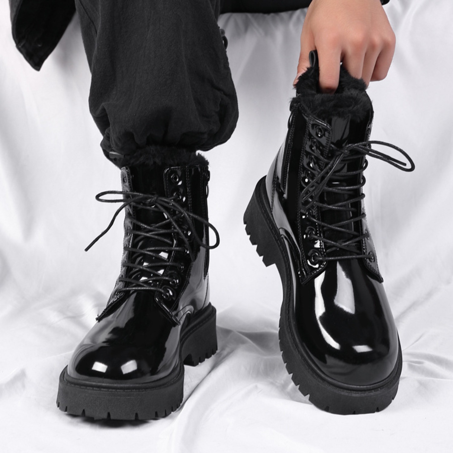 Bottes hautes en peluche chaud - Crossfit Outdoor avis et prix