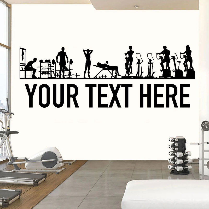 Autocollants muraux personnali - Crossfit Workout With Equipment avis et prix