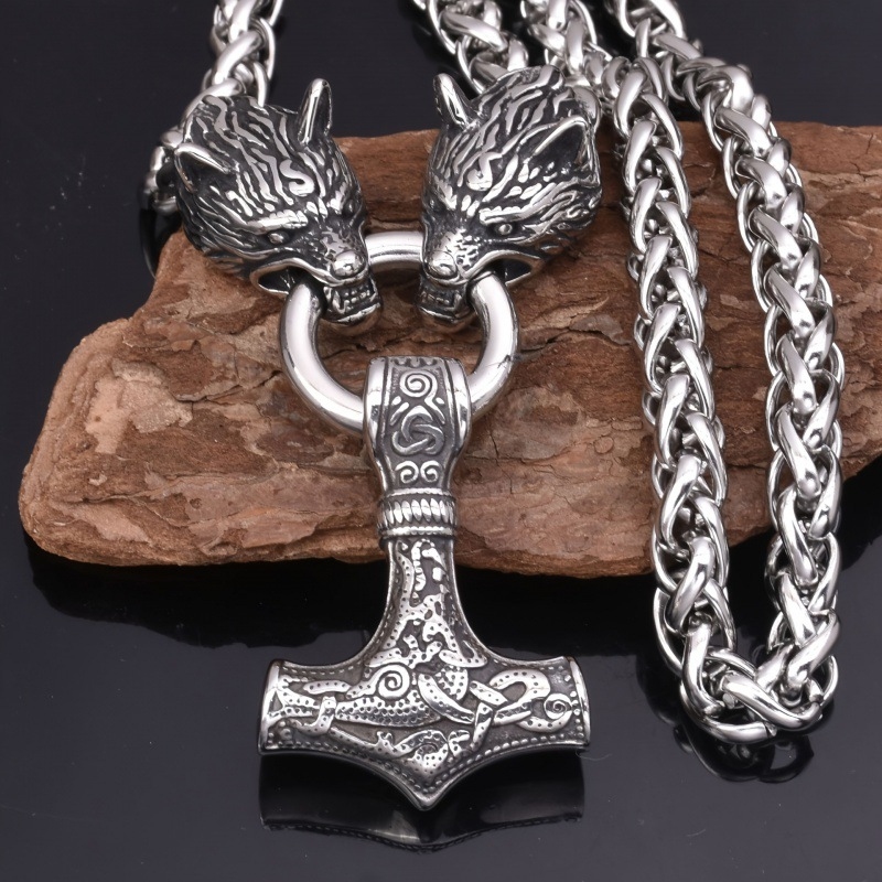 Collier loup Odin couleur or i - Battle Rope Anchor avis et prix