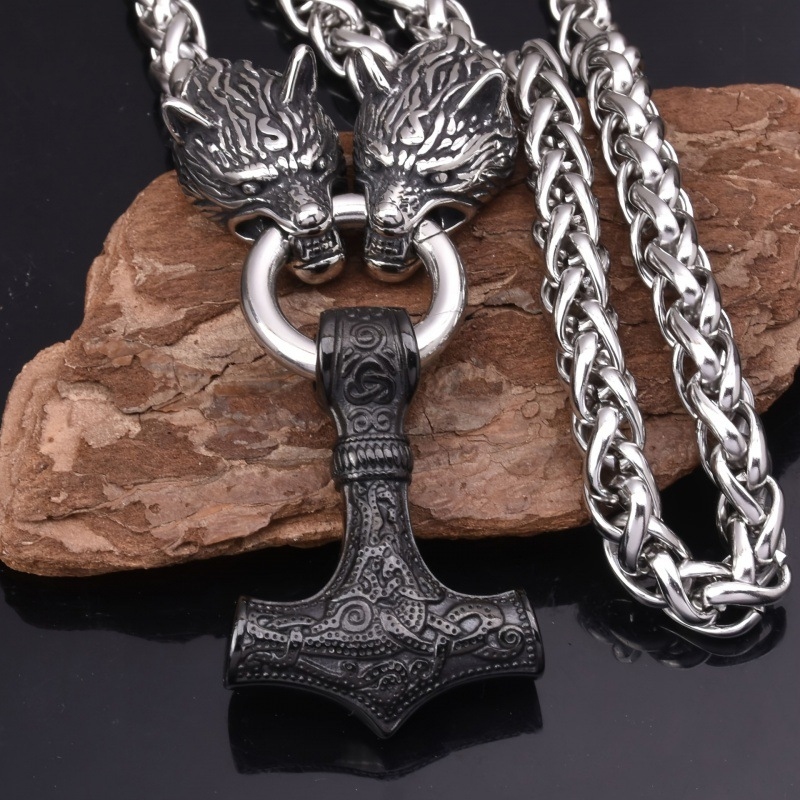 Collier loup Odin couleur or i - Battle Rope Anchor avis et prix