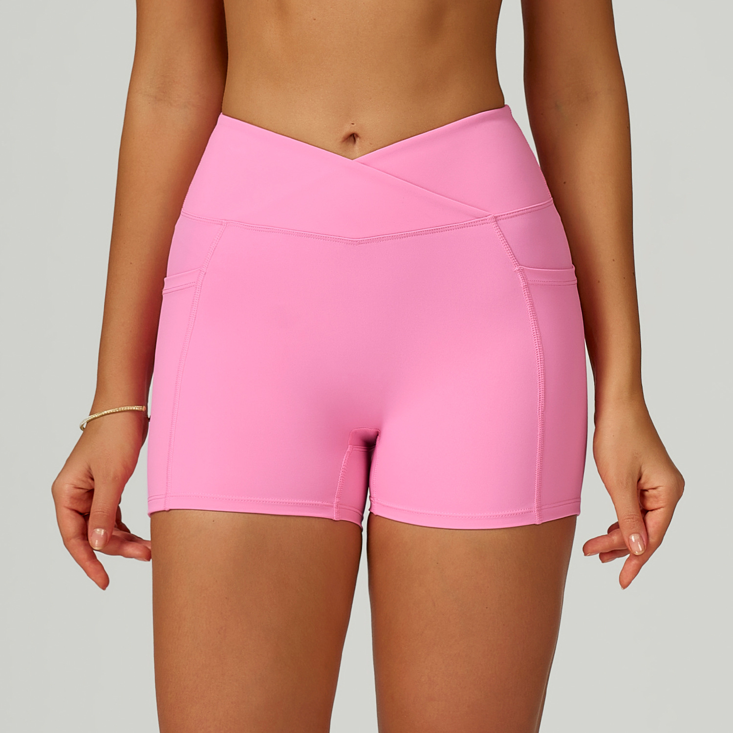 Shorts de yoga taille haute cr - Crossfit Workout With Equipment avis et prix