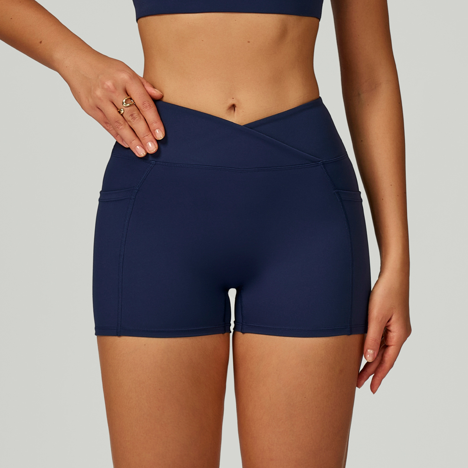 Shorts de yoga taille haute cr - Crossfit Workout With Equipment avis et prix