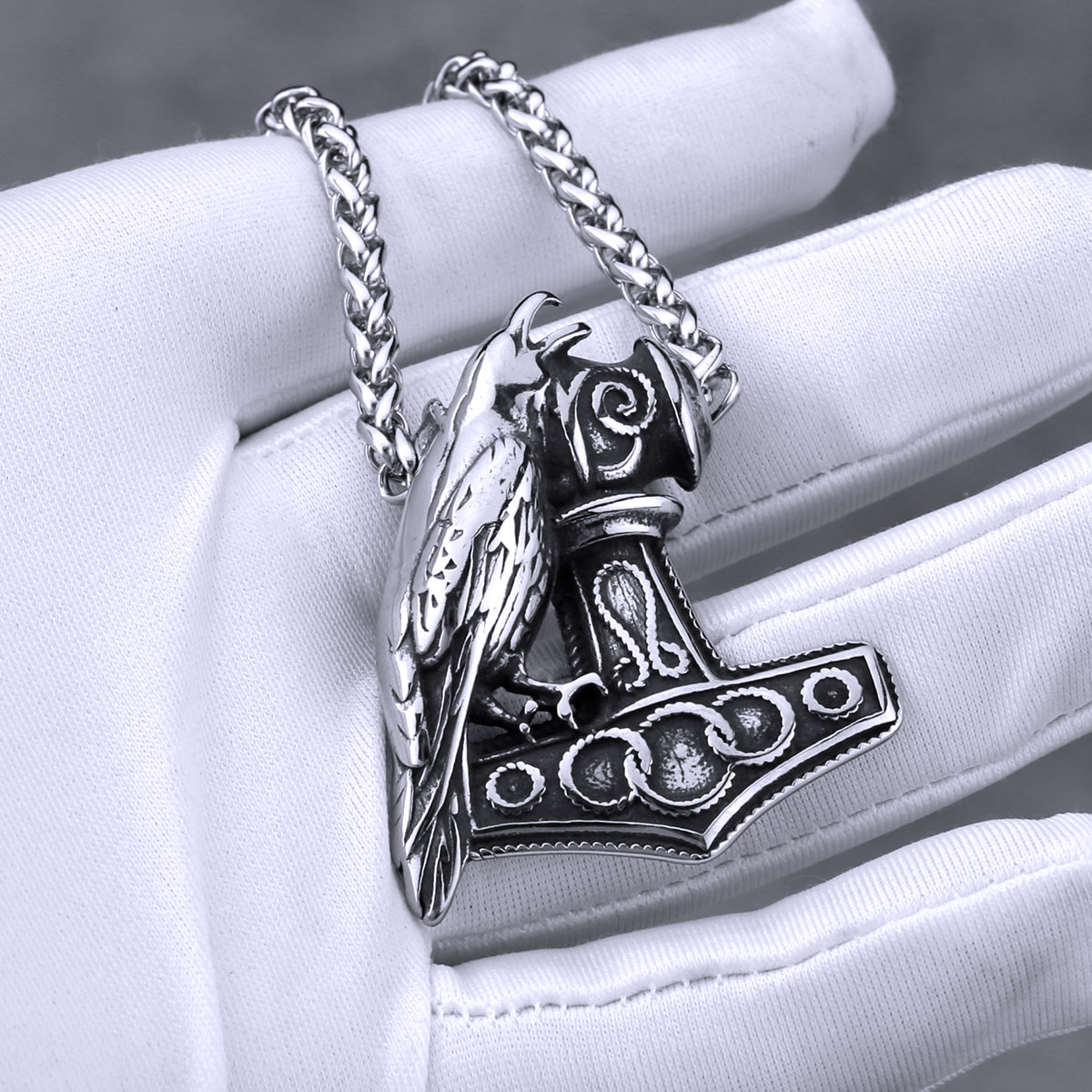 Collier nordique Odin Raven Th - Battle Rope Anchor avis et prix