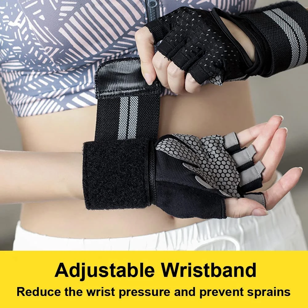 Gants de fitness demi-doigt av - Crossfit Workout With Equipment avis et prix