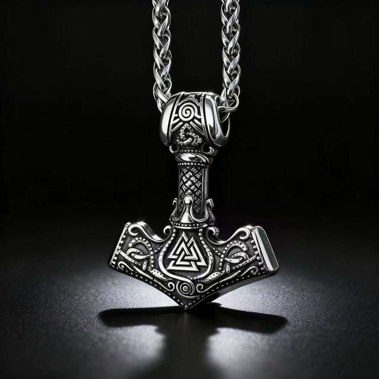 Collier pendentif Viking en ac - Battle Rope Anchor avis et prix