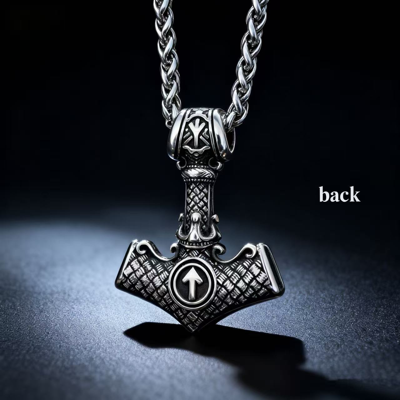 Collier pendentif Viking en ac - Battle Rope Anchor avis et prix