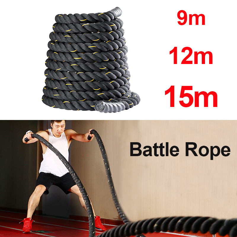 Cordes de combat fitness 9M/12 - Crossfit Workout With Equipment avis et prix